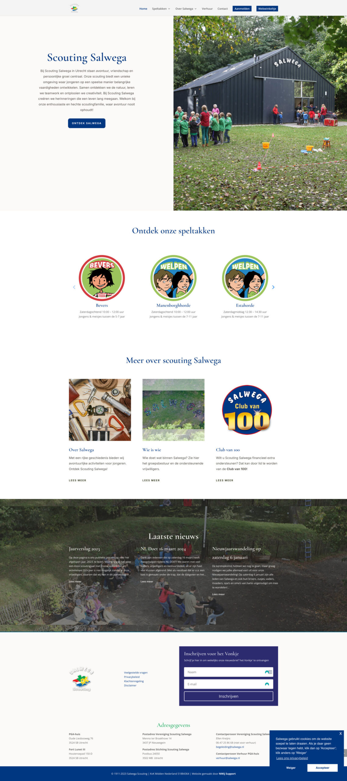 Scouting Salwega - Website door NWij Zijn Online