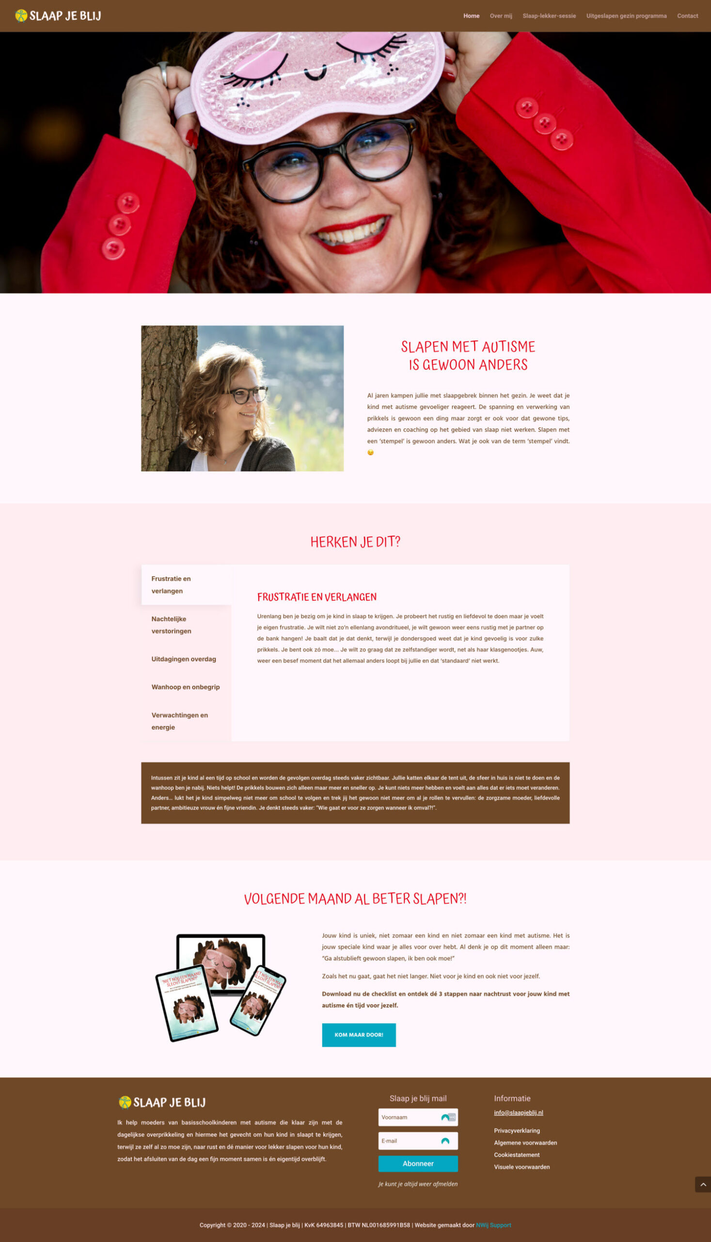 Slaap je Blij - Website door NWij Zijn Online